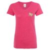 Women’s Glitter V-Neck T-Shirt Thumbnail